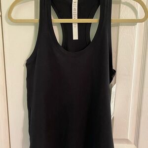 Lululemon Athletica Black Fitted Sleeveless Tank Top